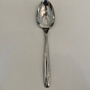 Rogers IS Stainless USA LAWNCREST 7.75" Slotted Serving Spoon Flatware Cutlery